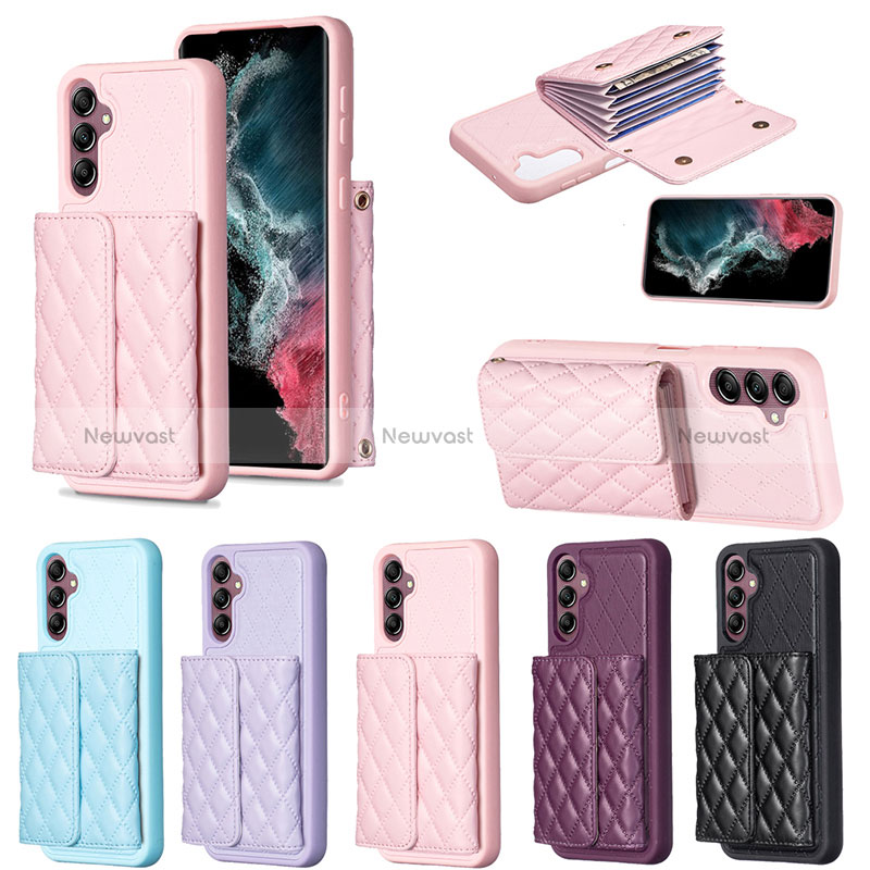 Soft Silicone Gel Leather Snap On Case Cover BF5 for Samsung Galaxy A14 5G