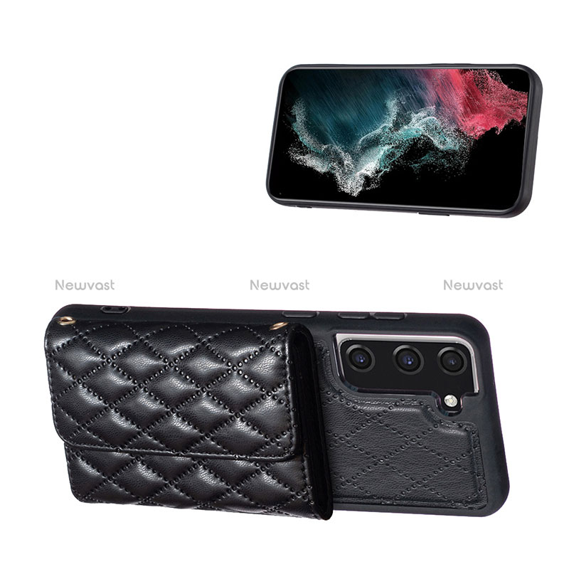 Soft Silicone Gel Leather Snap On Case Cover BF5 for Samsung Galaxy S21 FE 5G