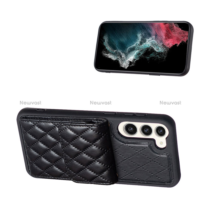Soft Silicone Gel Leather Snap On Case Cover BF5 for Samsung Galaxy S22 Plus 5G