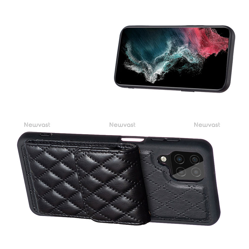 Soft Silicone Gel Leather Snap On Case Cover BF6 for Samsung Galaxy A12