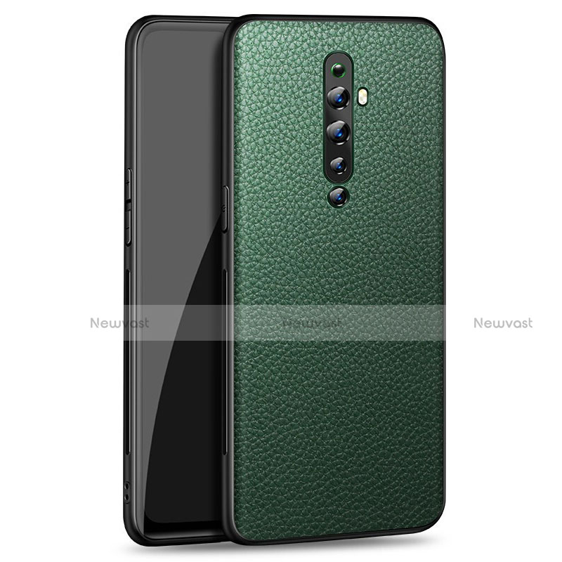Soft Silicone Gel Leather Snap On Case Cover C01 for Oppo Reno2 Z