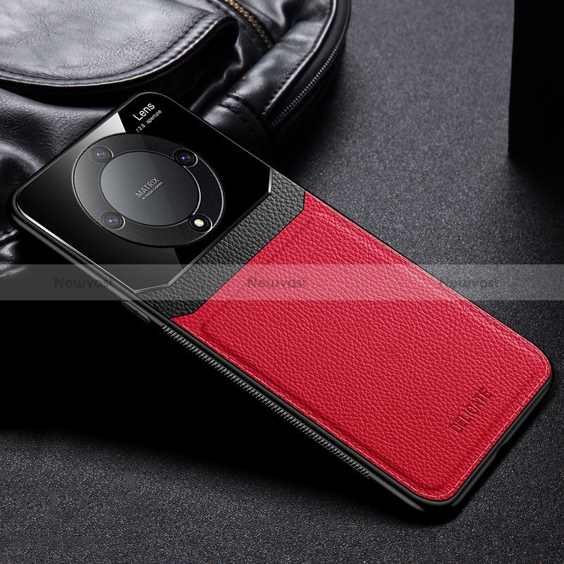 Soft Silicone Gel Leather Snap On Case Cover FL1 for Huawei Honor Magic5 Lite 5G