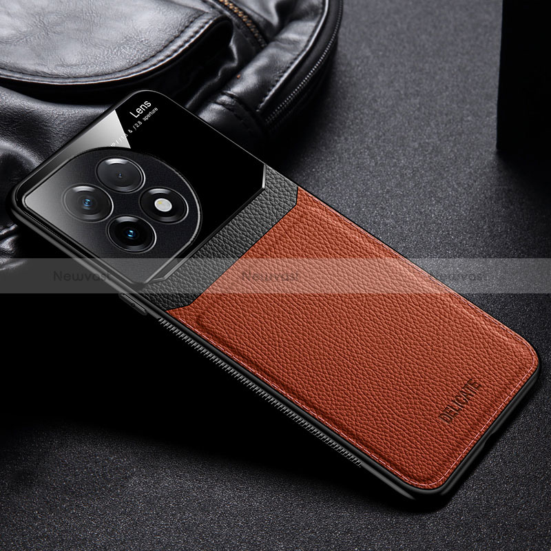 Soft Silicone Gel Leather Snap On Case Cover FL1 for OnePlus Ace 2 5G