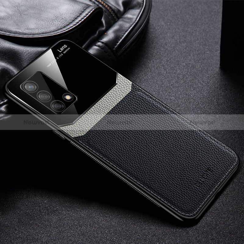 Soft Silicone Gel Leather Snap On Case Cover FL1 for Oppo A95 4G