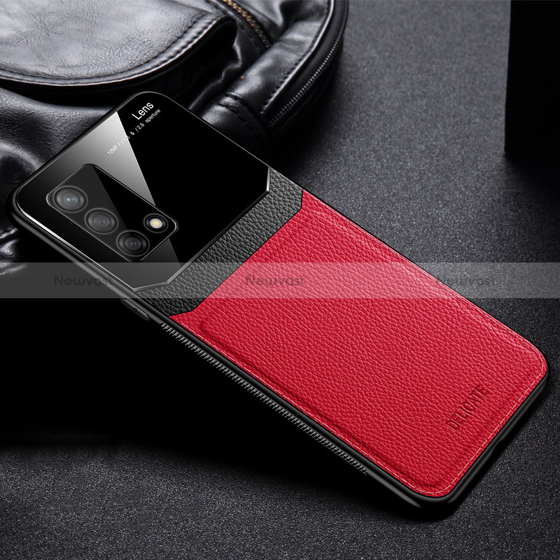 Soft Silicone Gel Leather Snap On Case Cover FL1 for Oppo A95 4G