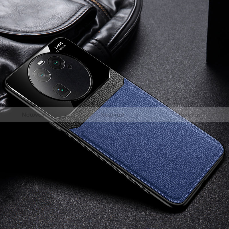 Soft Silicone Gel Leather Snap On Case Cover FL1 for Oppo Find X6 5G