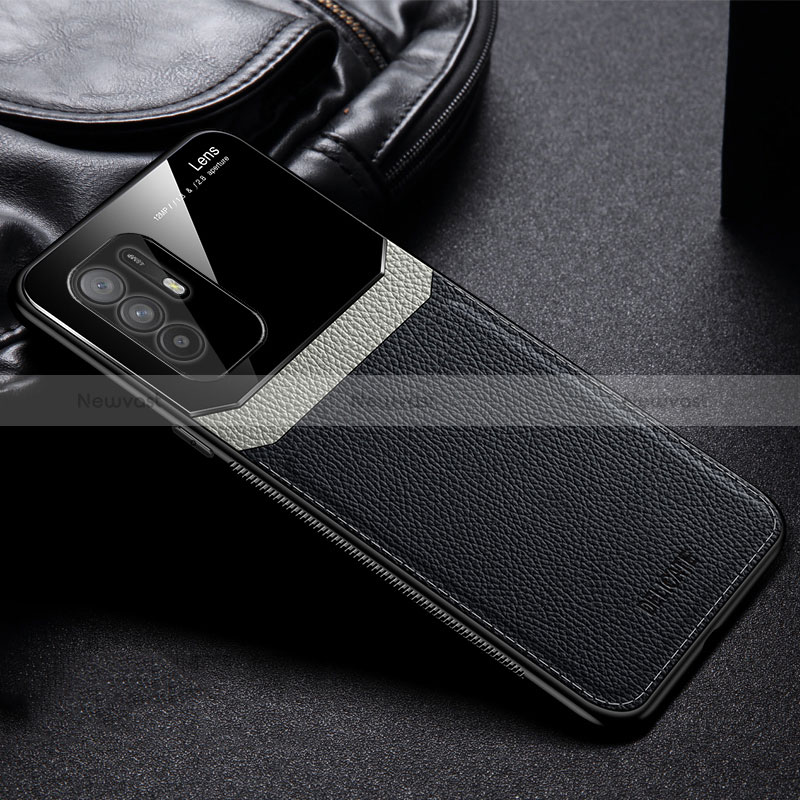 Soft Silicone Gel Leather Snap On Case Cover FL1 for Oppo Reno5 Z 5G