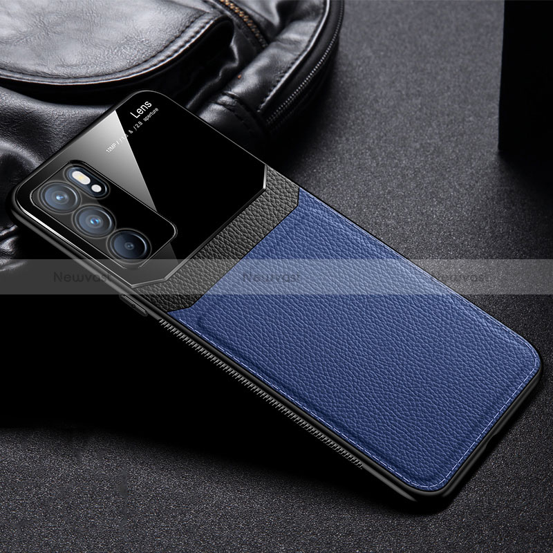 Soft Silicone Gel Leather Snap On Case Cover FL1 for Oppo Reno6 5G