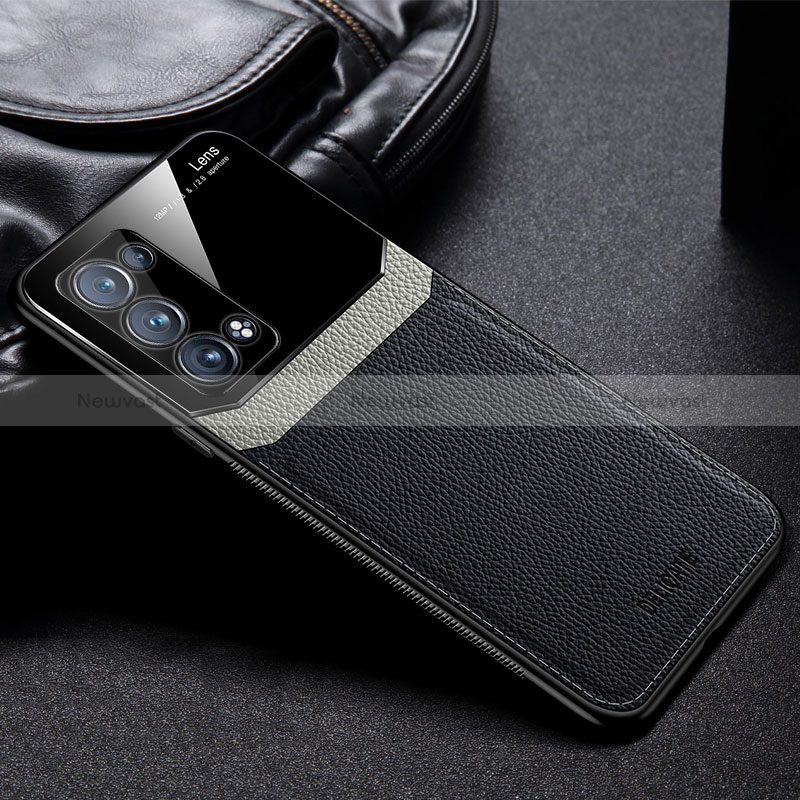 Soft Silicone Gel Leather Snap On Case Cover FL1 for Oppo Reno6 Pro 5G