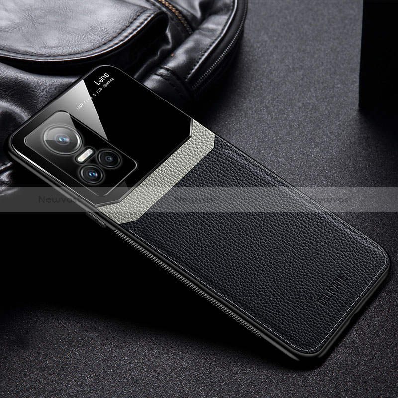 Soft Silicone Gel Leather Snap On Case Cover FL1 for Realme GT Neo3 5G