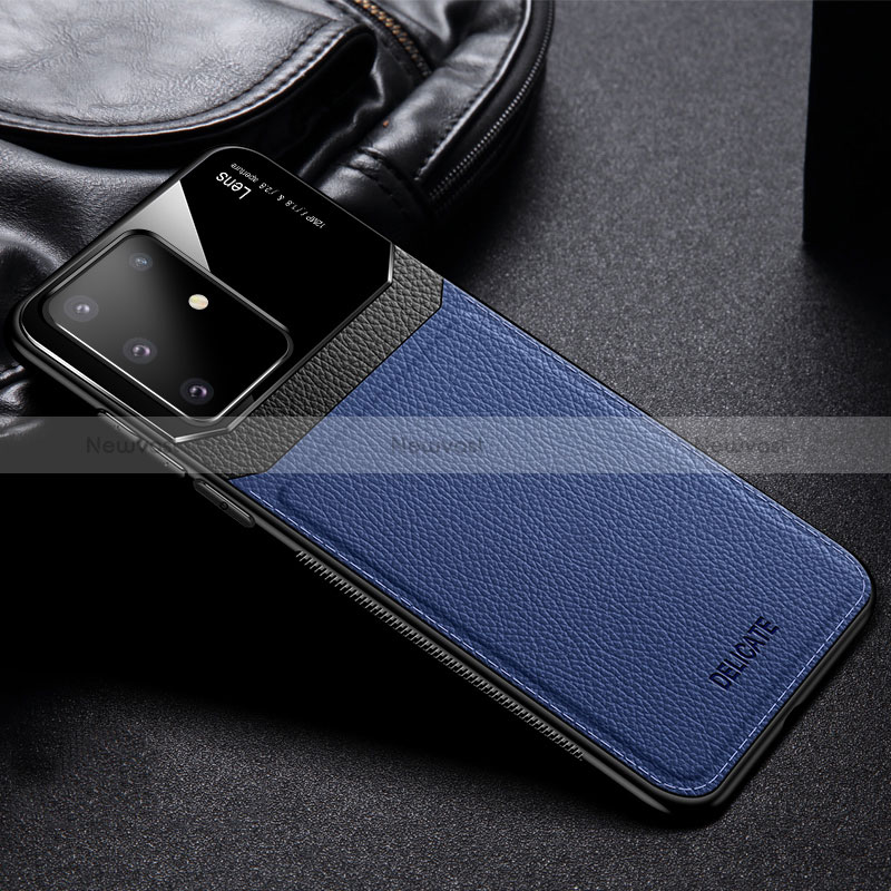 Soft Silicone Gel Leather Snap On Case Cover FL1 for Samsung Galaxy A81