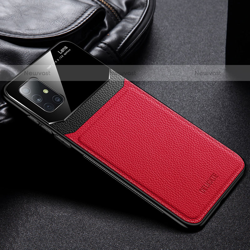 Soft Silicone Gel Leather Snap On Case Cover FL1 for Samsung Galaxy M51