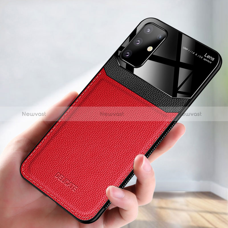Soft Silicone Gel Leather Snap On Case Cover FL1 for Samsung Galaxy M80S