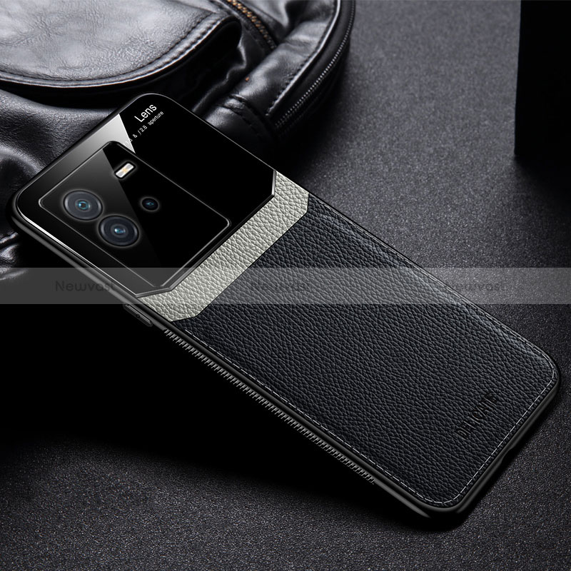 Soft Silicone Gel Leather Snap On Case Cover FL1 for Vivo iQOO Neo6 SE 5G