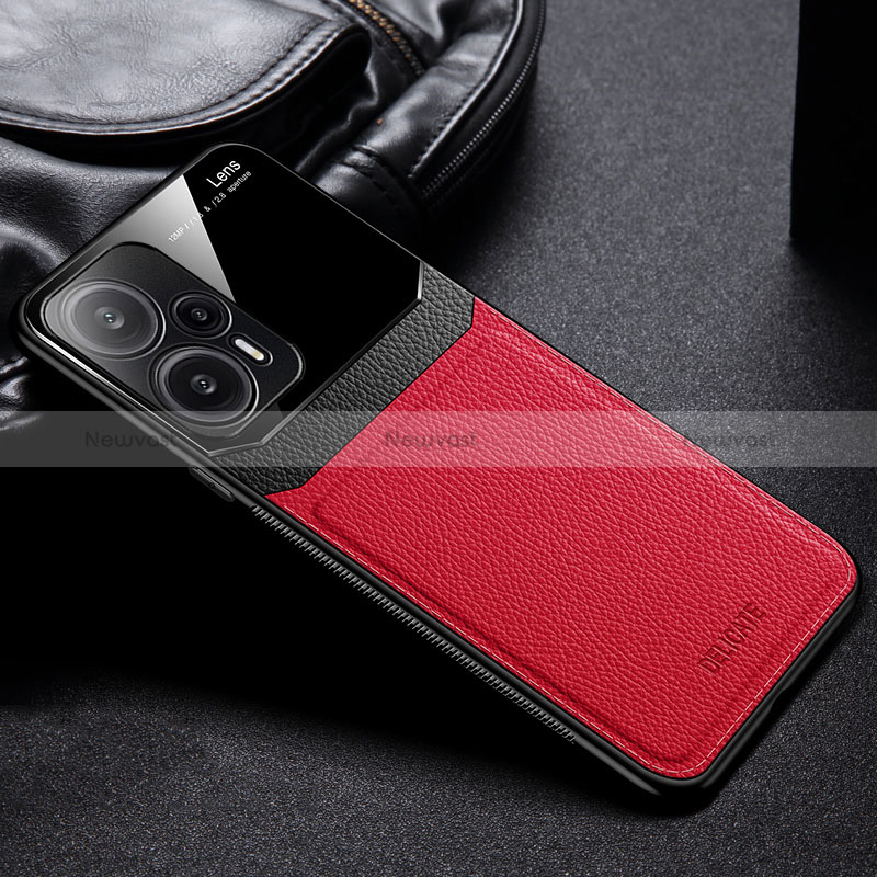Soft Silicone Gel Leather Snap On Case Cover FL1 for Xiaomi Poco F5 5G