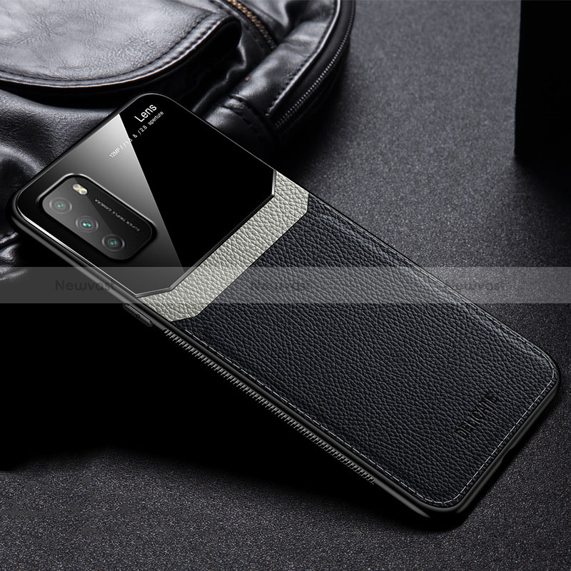 Soft Silicone Gel Leather Snap On Case Cover FL1 for Xiaomi Poco M3