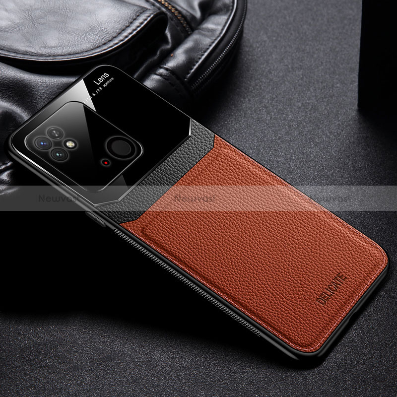 Soft Silicone Gel Leather Snap On Case Cover FL1 for Xiaomi Redmi 10C 4G