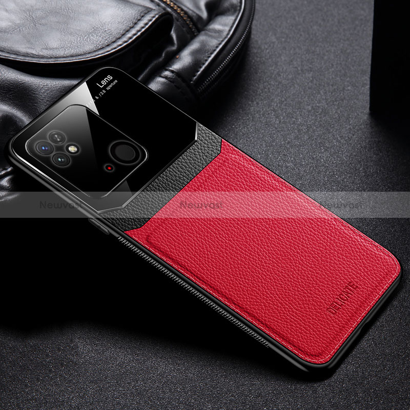 Soft Silicone Gel Leather Snap On Case Cover FL1 for Xiaomi Redmi 10C 4G