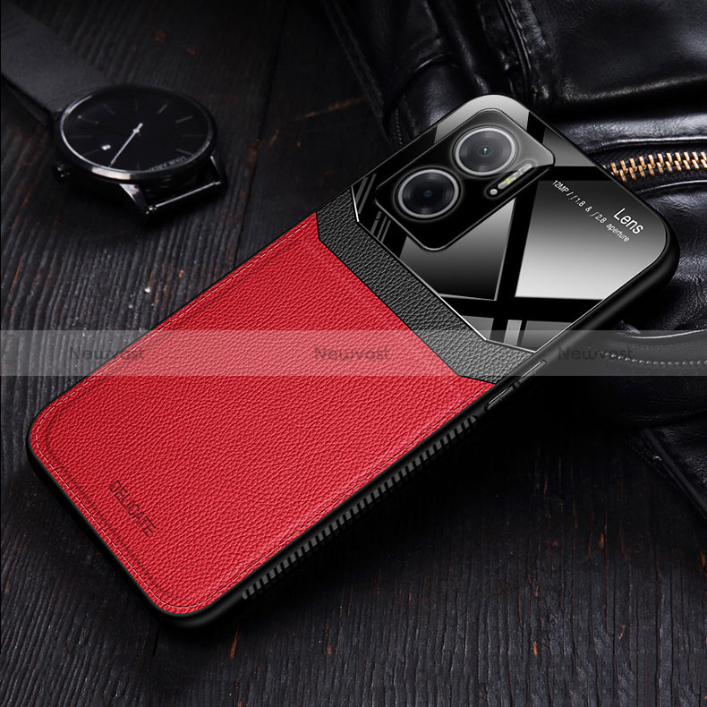 Soft Silicone Gel Leather Snap On Case Cover FL1 for Xiaomi Redmi Note 11E 5G