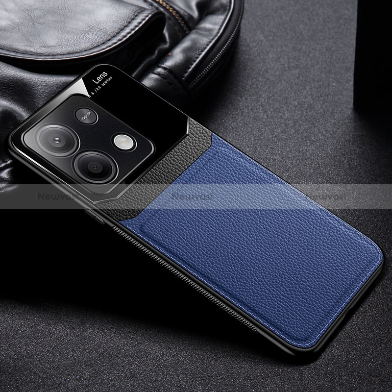 Soft Silicone Gel Leather Snap On Case Cover FL1 for Xiaomi Redmi Note 13 5G