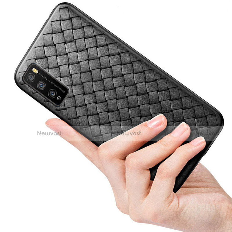 Soft Silicone Gel Leather Snap On Case Cover for Huawei Enjoy 20 Pro 5G