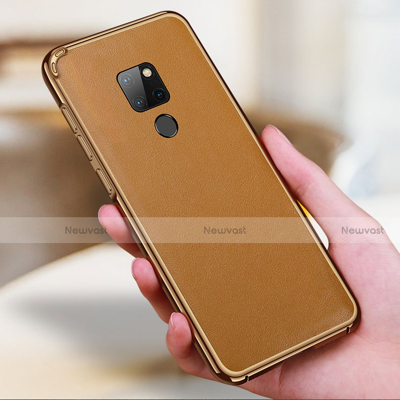 Soft Silicone Gel Leather Snap On Case Cover for Huawei Mate 20 X