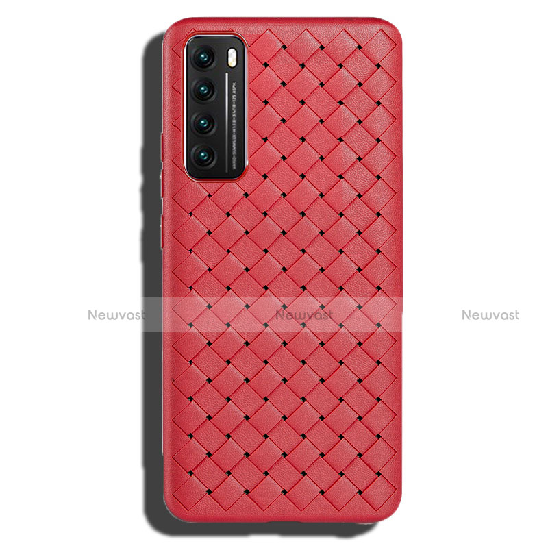 Soft Silicone Gel Leather Snap On Case Cover for Huawei Nova 7 5G