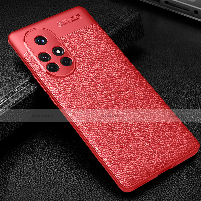 Soft Silicone Gel Leather Snap On Case Cover for Huawei Nova 8 Pro 5G