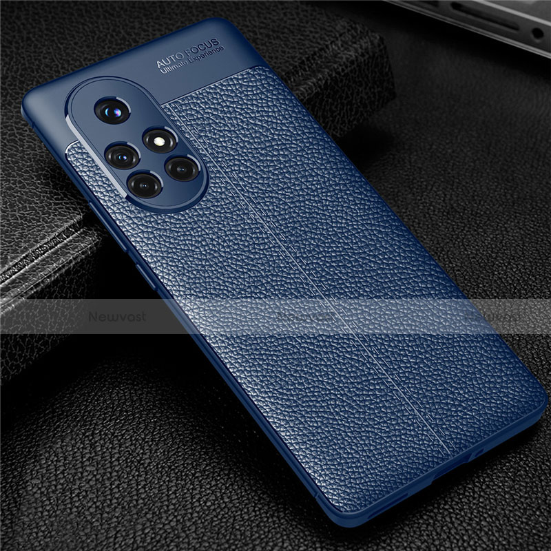 Soft Silicone Gel Leather Snap On Case Cover for Huawei Nova 8 Pro 5G