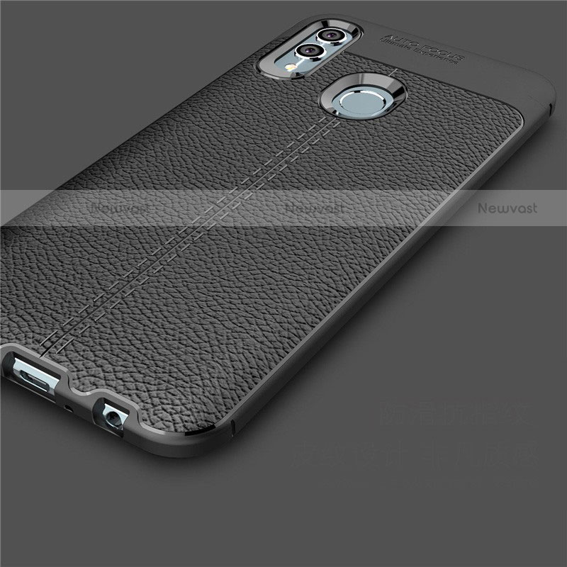 Soft Silicone Gel Leather Snap On Case Cover for Huawei P Smart (2019)