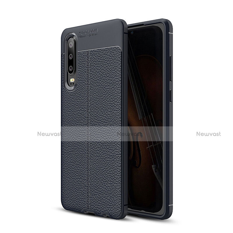 Soft Silicone Gel Leather Snap On Case Cover for Huawei P30