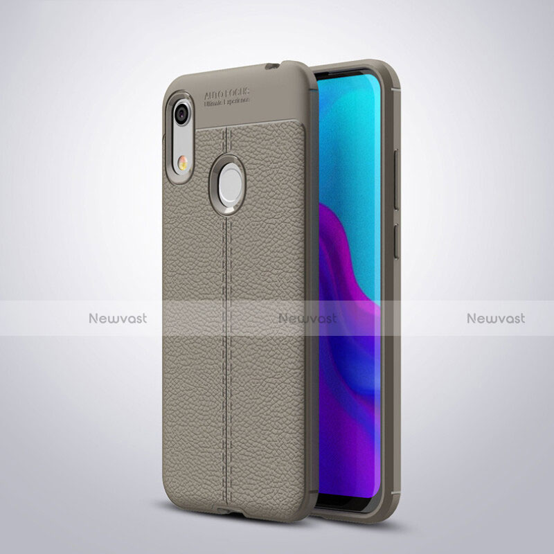 Soft Silicone Gel Leather Snap On Case Cover for Huawei Y6 (2019)