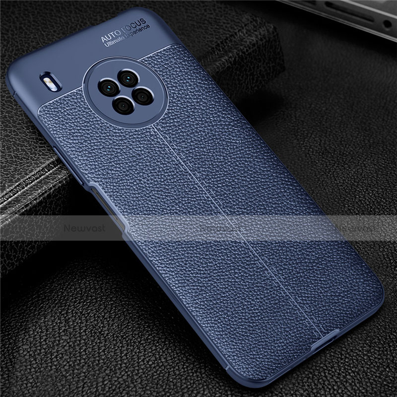 Soft Silicone Gel Leather Snap On Case Cover for Huawei Y9a