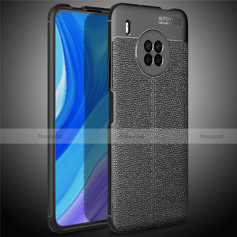 Soft Silicone Gel Leather Snap On Case Cover for Huawei Y9a