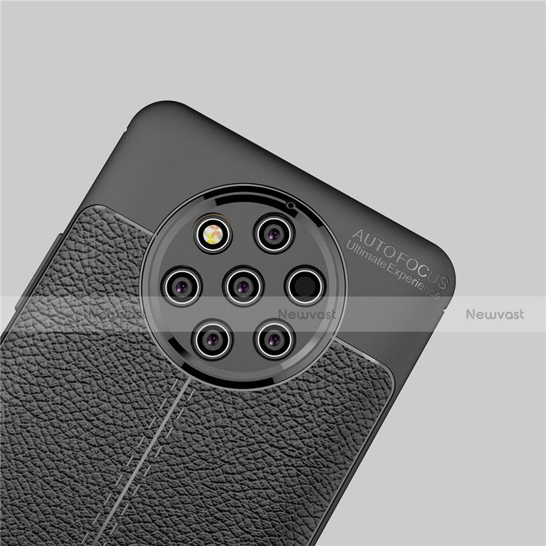 Soft Silicone Gel Leather Snap On Case Cover for Nokia 9 PureView