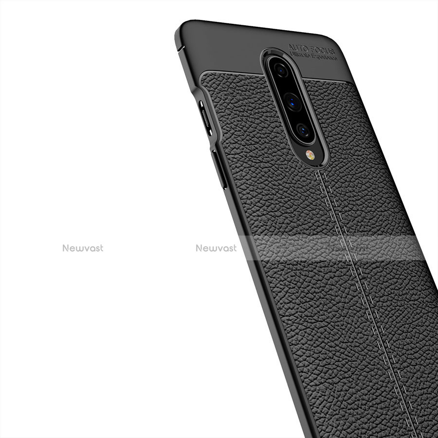 Soft Silicone Gel Leather Snap On Case Cover for OnePlus 8