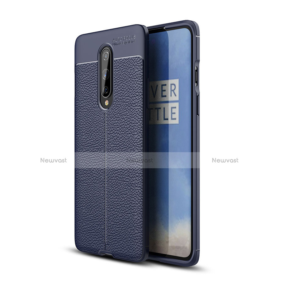 Soft Silicone Gel Leather Snap On Case Cover for OnePlus 8