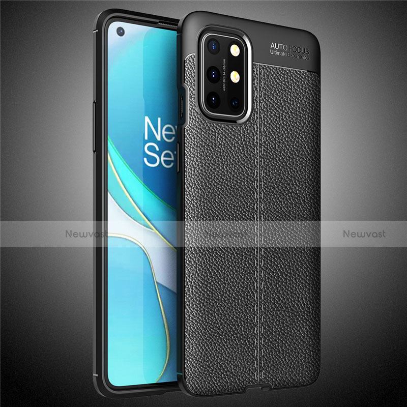 Soft Silicone Gel Leather Snap On Case Cover for OnePlus 8T 5G