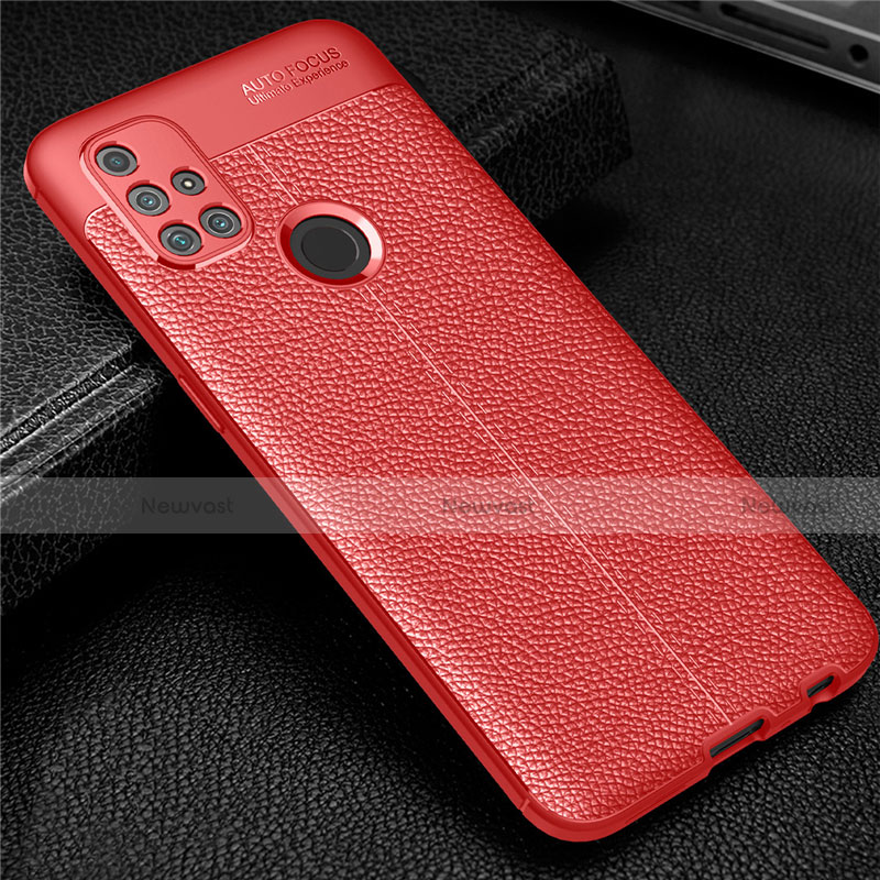 Soft Silicone Gel Leather Snap On Case Cover for OnePlus Nord N10 5G