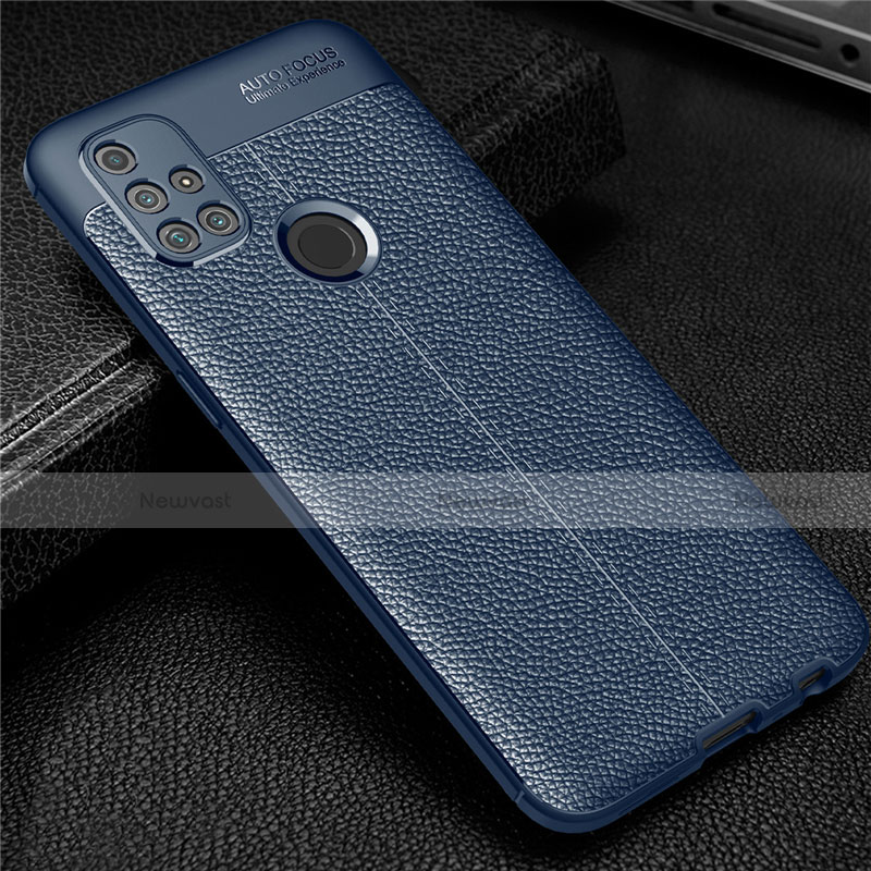 Soft Silicone Gel Leather Snap On Case Cover for OnePlus Nord N10 5G