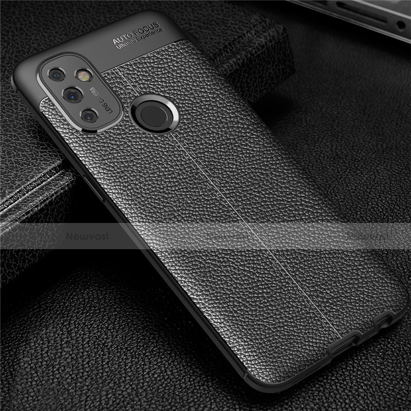 Soft Silicone Gel Leather Snap On Case Cover for OnePlus Nord N100