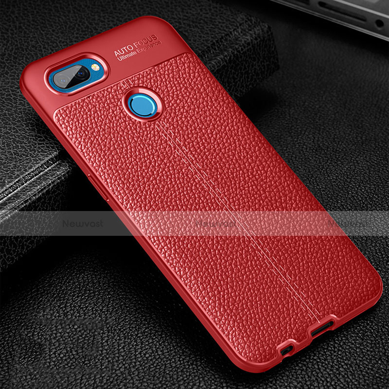 Soft Silicone Gel Leather Snap On Case Cover for Oppo A12