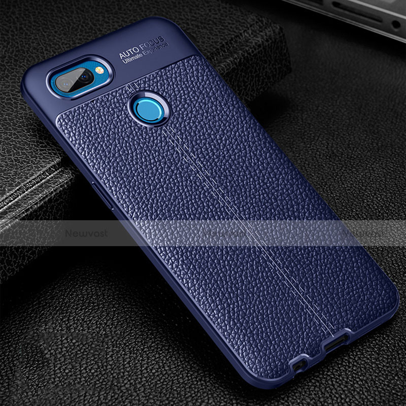 Soft Silicone Gel Leather Snap On Case Cover for Oppo A12