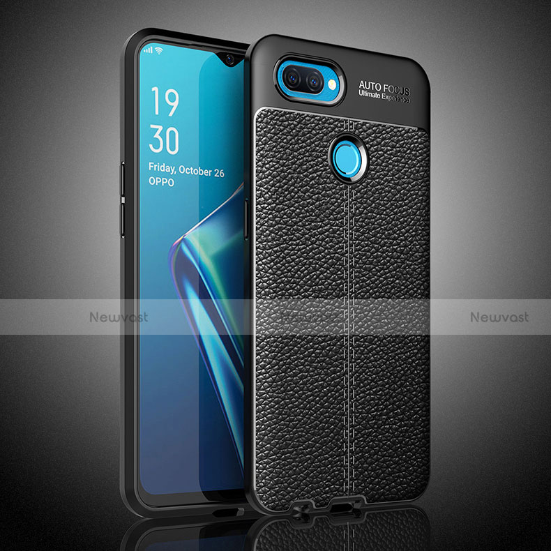Soft Silicone Gel Leather Snap On Case Cover for Oppo A12