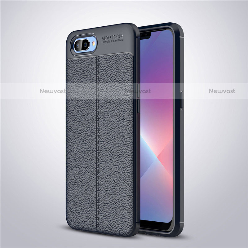 Soft Silicone Gel Leather Snap On Case Cover for Oppo A12e