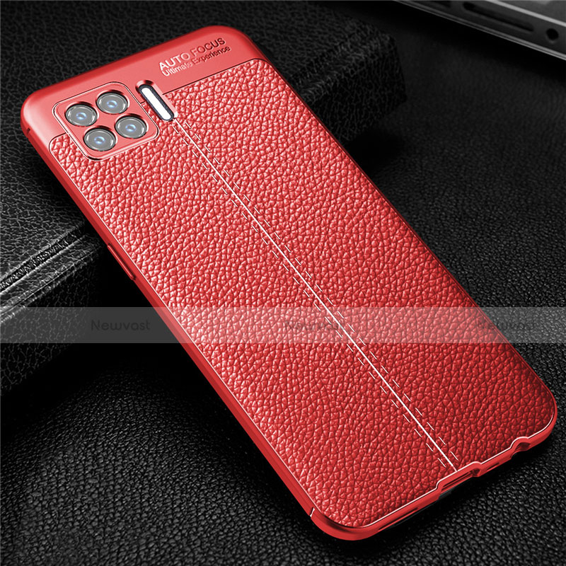 Soft Silicone Gel Leather Snap On Case Cover for Oppo A73 (2020)