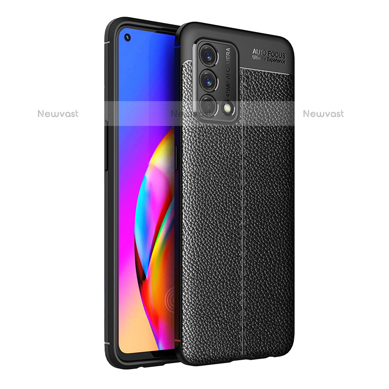 Soft Silicone Gel Leather Snap On Case Cover for Oppo A74 4G