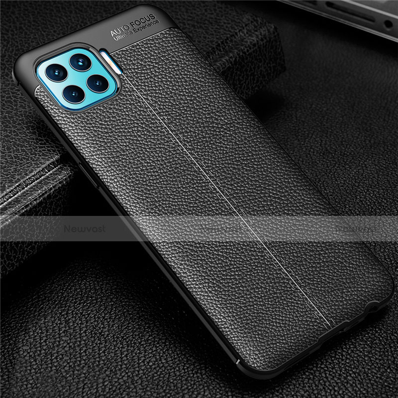 Soft Silicone Gel Leather Snap On Case Cover for Oppo A93