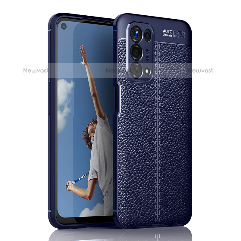 Soft Silicone Gel Leather Snap On Case Cover for Oppo A93 5G