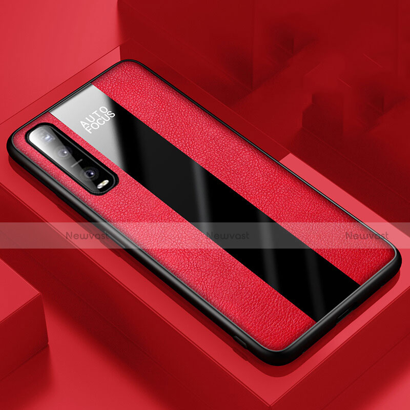 Soft Silicone Gel Leather Snap On Case Cover for Oppo Find X2 Pro